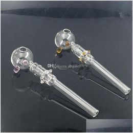 Smoking Pipes Creative 5.5 Inch Clear Straightglass Pipe Pyrex Oil Burner Glass Tube For Drop Delivery Home Garden Household Sundries Otwau