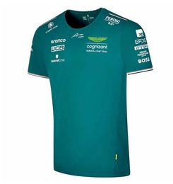 Mens Driver T-Shirt Formula 1 Team Racing Suit T-Shirts F1 Polo Shirt Drivers 14 and 18 Oversized T-shirts Jersey