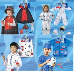 Halloween Toys 23 style Carnival Children Cosplay Doctor Costumes for Kids Halloween Party Nurse Wear Fancy Girl Boy Clothing Surg4482897