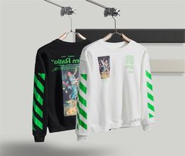 Sweatshirts Hoodies Sweatsh Off Style White Skull Girl Oil Painting Round Neck Sweater Autumn Winter Lovers Men039s and Women6403684