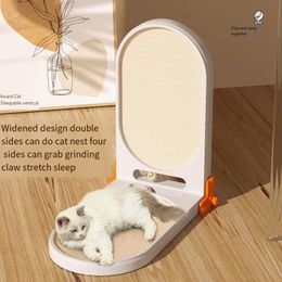 Supplies Plastic Cat Scratcher segregated lounge bed 3 In 1 Scratching Pads Nail Scraper Mat Training Grinding Claw Toy Cat Scratch Board