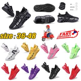 Men Women Running Shoes Comfortable Sneaker Breathable Mesh Upper Cushion Light Weight Fast Ship Sports Jogging big size