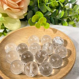 Natural Clear Quartz Sphere Crystal Ball crafts Gemstone Healing Reiki