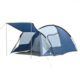 Tents And Shelters Family Backpacking Tent Double Layers Waterproof Portable Cam For Outdoor Beach Drop Delivery Sports Outdoors Campi Dhkfl