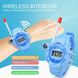 2pcs Walkie Talkies Child Kids Watches Two-way Radios Interphone Telephone Toy 240118