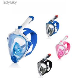 Diving Masks Diving Mask New Full Dry Folding Snorkelling Mask Breathing Tube Snorkelling Three Pieces Swimming Workout DevicesL240122