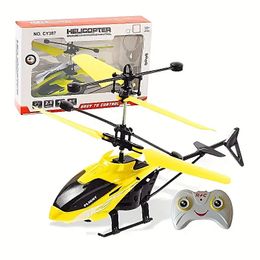 Puzzle Gift Remote Control Intelligent Sensor Combat Helicopter, Fall-resistant Environmental Protection Material Infrared Sensor Remote Control Helicopter