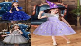 Cute Layer Ruffles Girls Pagenat Dress Flower Girl Dresses Spaghetti Lace Floral Appliques Tiered Skirts Kids Birthday Party Gowns9609394