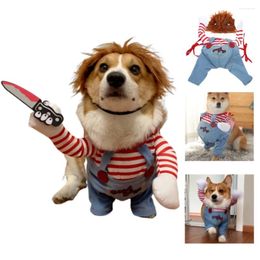 Dog Apparel Halloween Clothes Funny Pet Costume Cosplay Party Fancy Festival Cloth Outfits For Cat Puppy Clothing