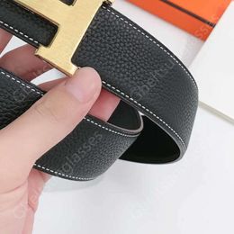 Hero Mens Belt Black Brown Real Leather Gold Silver Letter Buckle Standard Cinture Di Lusso Classic Fashion Buckles Waistband