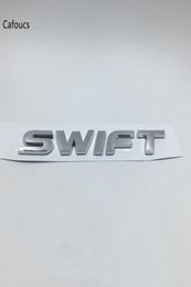 For Suzuki Swift accessories Car Rear Trunk Emblem Letters Nameplate Sticker Auto Tail Badge Decals2477217