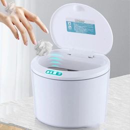 35L Intelligent Automatic Touchless Trash Can Smart Infrared Motion Sensor Rubbish Waste Bin Car Kitchen Garbage Bins 240119