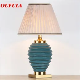 Table Lamps SOURA Ceramic Desk Luxury Modern Contemporary Fabric For Foyer Living Room Office Creative Bed El