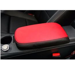 Genuine leather Central Armrest box sleeve Car interior accessories For Mercedes GLA 200 220 260 CLA C117 A class6192635