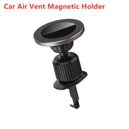 2024 Car Mount Air Vent Phone Holder Circle Shape Magesafe Magnetic Cellphone Bracket Stand Magnet Phone Holder With Retail Package