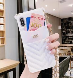 Fashion Wallet Case For iPhone 13 12 11 Pro MAX Case Crossbody FOR 12 7 8 6 Plus XS MAX XR Handbag Purse Long Chain Silicone Card 3853240