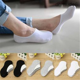 Wholesale- Women Men Cotton Loafer Boat Non-slip Invisible Low Cut No Show Socks Unisex 3colours IITX