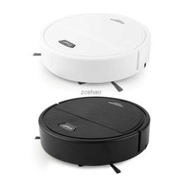 Robot Vacuum Cleaners Robot Vacuum Cleaner Strong Suction 90 min Runtime Quiet Slim for IDEAL for Pet Hair Carpets Hard Floors Black Whi N0PF