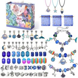 Bracelets DIY Bracelet Making Kit Jewellery Making Accessories Kit with Beads, Pendant Charms, Bracelets and Necklace String for Girls New