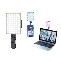 Popular mobile phone photo fill light, live broadcast pocket light, desktop video conference light, portable mobile machine fill light