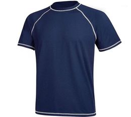 Polyester Men039s UPF 50 Rashguard Swim Tee Short Sleeve Running Swimwear Hiking Workout Shirts 8Color16563564