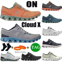 Top Quality shoes X Designer On shoes mens designer sneakers alloy grey white black Storm Blue aloe ash rust red low fashion outdoor sneaker wome