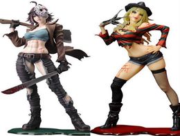 Freddy vs Jason Horror Action Figures 26cm Bishoujo Cosplay Toys Q0722287g232K4050056