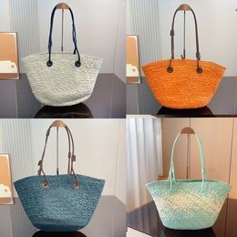 woven tote bag designer bag hemp rope straw bag summer bag fashion sand bag shoulder luxury crossbody bags 90