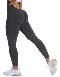 Pants Women's Seamless Yoga Leggings Smile Contour Butt Lift High Waist Workout Gym Fiess Pants Compression Tights for Women