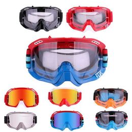 Outdoor Eyewear Fox cycling glasses Adjustable motorcycle goggles Breathable full face protection Off road bicycle goggles sunglasses 240122