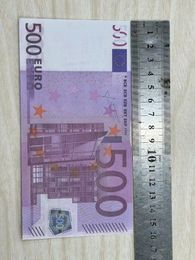 Copy Money Actual 1:2 Size Party Supplies Prop Euro Movie Banknote Paper Novelty Toys 10 20 50 100 200 500 Currency Fake Mon Mhitm