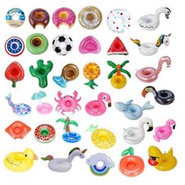 Swimming Pool Floats Drinks in Summer Beach PVC Inflatable Drinking Cup Holder Coasters Baby Bath Toys C05193775154159