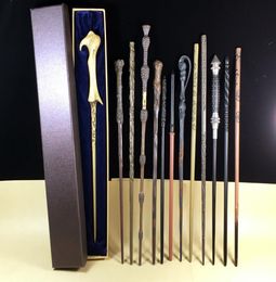 50 Styles Newest Metal Core Ron Ginny Snape Magic Wand Lord Voldemort Cosplay Magical Wand Novelty Items2733374