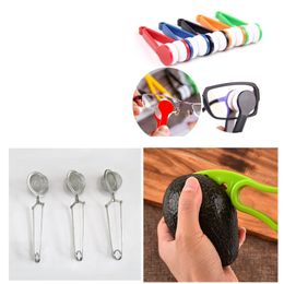 3 In 1 Fruit Cutter *1+Tea Infuser Stainless Steel*1+ Mini Two-side Glasses Brush*1