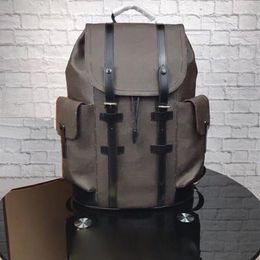 Classic Men back pack handbags real leather school Backpacks Shoulder Bags for man women Rucksack size 41 47 13cm262S