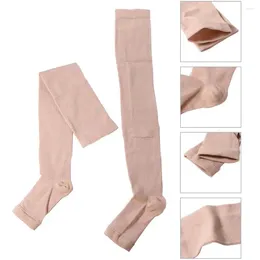 Women Socks High Compression Brace Wrap Shaping Varicose Veins Stocking Long Knee Elastic Stock Stockings Calf Protection