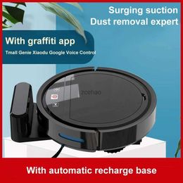 Robot Vacuum Cleaners 2024 New Automatic Recharge APP Control Sweeping Robot Sweeping Dragging Suction Integrated Household Intelligent Vacuum Cleaner