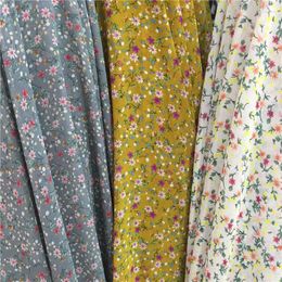 Clothing Fabric 2024 3-colour Fresh Chiffon Printing Accessories For Spring And Summer Vacation Dress With Georgette Yarn Fabrics