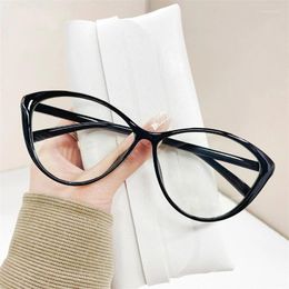 Sunglasses Fashion Retro 2024 Myopia Glasses Women Mens Anti Blue Light Style Cat Eye Eyeglasses Nearsighted -1.0 To -4.0