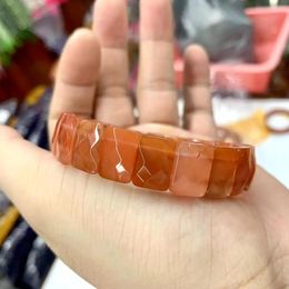 Bangles South Red Agate Stone Beads Bracelet Natural Gemstone Jewellery Bangle For Women For Men For Gift Wholesale !