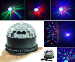 2 in 1 LED Disco ball Dj Sound control Stage magic Effects Projector Effect Lamp Music Party Light6464679