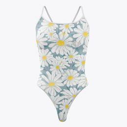 Wear Women Onepiece Swimsuit Summer Sexy Back Beach Printing Bathing Suit Open Water Training Race Swimwear Quick Drying Swim Suit