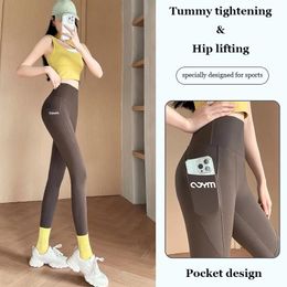 Pants Seamless Leggings Femme With Pocket Women Soft Workout Tights Fitness Outfits Yoga Pants High Waist Gym Wear Spandex Leggings