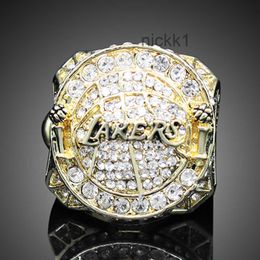 Cluster Rings 2010 Basketball Lakers Team Championship Ring Grand Champion with Souvenir Men Fan Gift Jewellery Delive A7WM