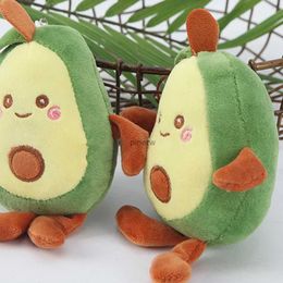 Plush Dolls 12cm Cartoon Avocado Pendant Cute Avocado Fruit Plush Toy Kawaii Stuffed Doll Plush Keychain Bag Pendant Birthday Gift for Kids