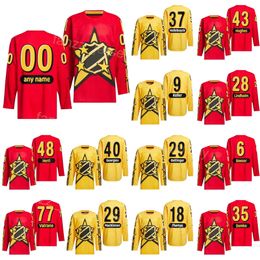 2024 Hockey Jerseys All-Star Mans Women Kid 98 Connor Bedard 77 Frank Vatrano 9 Clayton Keller 28 Elias Lindholm 40 Georgiev 8 Cale Makar Nathan MacKinnon Brock Boeser