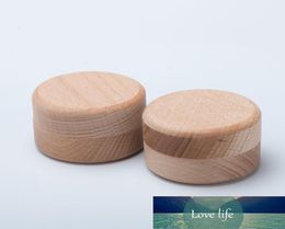 Natural Craft Round Wooden Storage Boxes Ring Box Vintage decorative Jewellery Box DIY Handmade Jewellery Storage Box Factory ex5917505