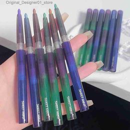 Eyeliner 6-piece Colour glitter eyeliner pencil set green purple metal Colour liquid eyeliner gel set Q240122