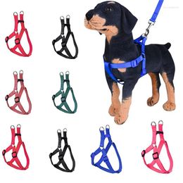 Dog Collars Pet Harness No Pull Adjustable Leash Vest Classic Running Strap Belt For Small And Medium