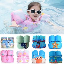 Life Vest Buoy Baby Float Arm Sleeve Floating Ring Safe Life Jacket Buoyancy Vest Kid Swimming Equipment Armbands Swim Foam Pool Toys Life Vest 240122